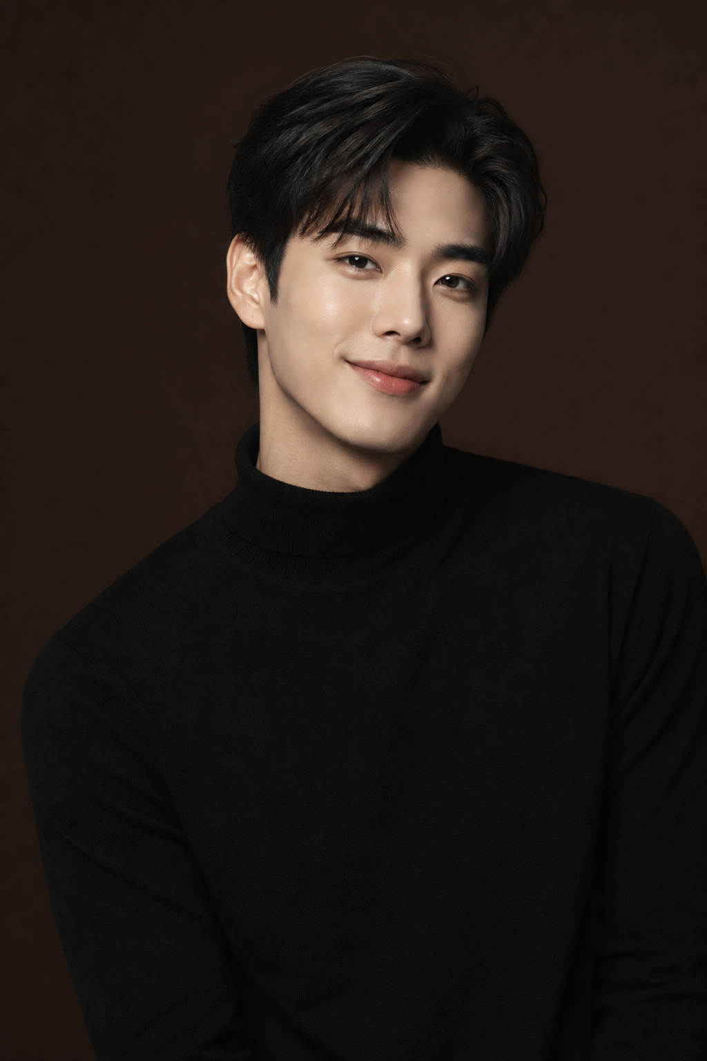 검은 정장을 입은 남성 호스트가 보이는 제주도 호빠 싸다대표 브랜드 이미지